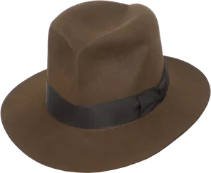 Brown Felt Cowboy Hat PNG Image