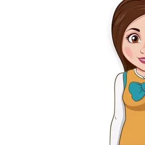 Brown Hair Cartoon Character Png Jbo95 PNG Image