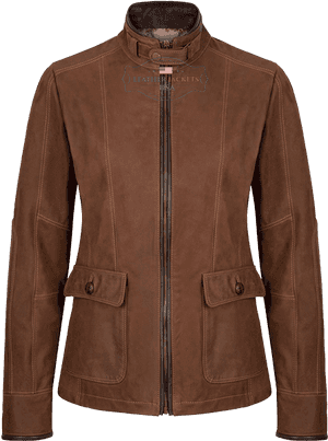 Biker Leather Jacket Png Free Download - Leather Jackets Brown Womens, Transparent Png PNG image with transparent background