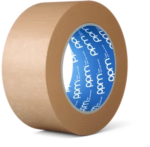 Brown Packaging Tape Roll PNG Image