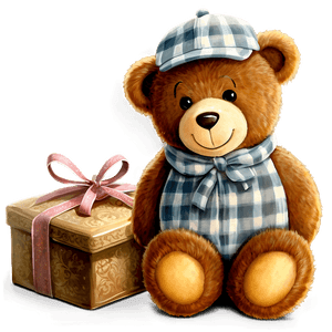 Brown Teddy Bear PNG rvt36 PNG image with transparent background