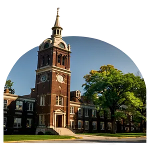 Brown University Campus Sunset Png Qxt PNG Image