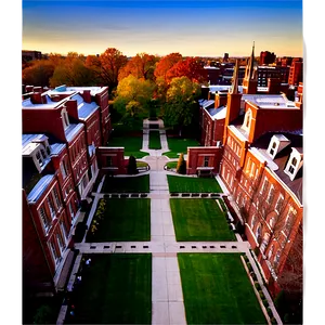 Brown University Quad Aerial View Png 68 PNG Image