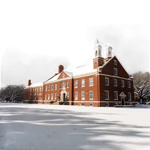 Brown University Winter Scene Png Hpk PNG Image