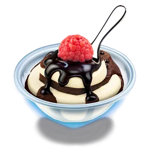 Brownie Sundae Delicacy Png Uhm PNG Image