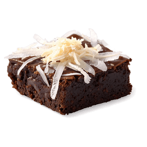 Brownie with Coconut Flakes PNG 79 PNG image with transparent background
