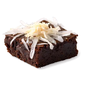 Brownie With Coconut Flakes Png 79 PNG Image