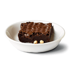 Brownie with Hazelnut Spread PNG wxw PNG
