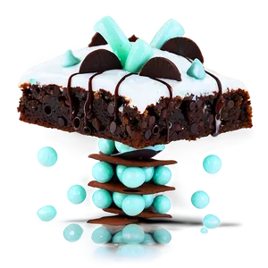 Brownie With Mint Chips Png 06122024 PNG Image