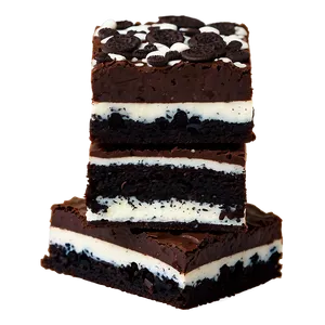 Brownie With Oreo Pieces Png Csw PNG Image