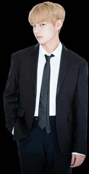 Bts Kim Taehyung Suit Sticker 🖤❤️tags - Taehyung In A Suit Png, Transparent Png PNG image with transparent background