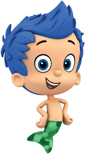 Bubble Guppies Blue Hair, HD Png Download PNG image with transparent background