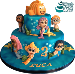 Bubble Guppies Cake, HD Png Download PNG image with transparent background