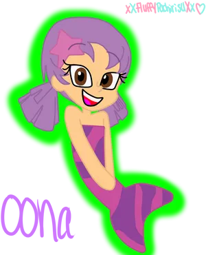 Bubble Guppies Oona Fan Art PNG Image