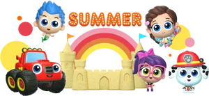 Bubble Guppies Summer Fun PNG Image