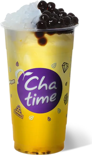 Bubble Tea Delight PNG Image