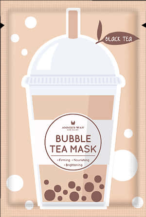 Annie's Way Bubble Tea Mask Black Tea, HD Png Download PNG image with transparent background