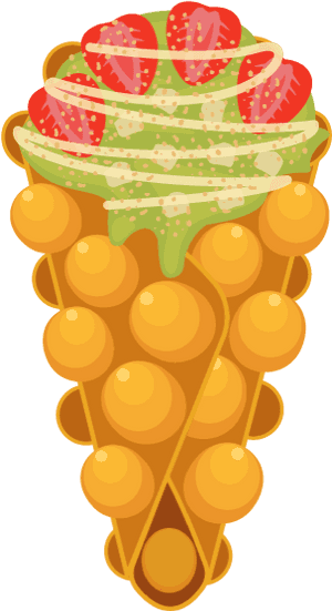 Egg Waffle, HD Png Download PNG image with transparent background