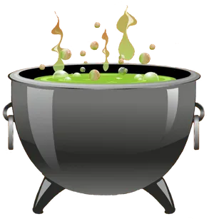 Bubbling Cauldron Clipart PNG Image