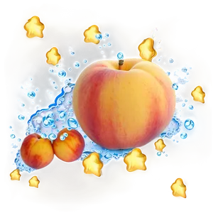 Bubbly Peach Scene Png 33 PNG Image