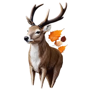 Buck With Autumn Vibes Png 84 PNG Image