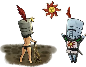 Buckethead_ Warriors_ Fantasy_ Art PNG Image