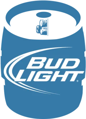 Bud Light Beer Keg Logo PNG Image