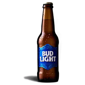 Bud Light Bottle With Shadow Png 69 PNG Image