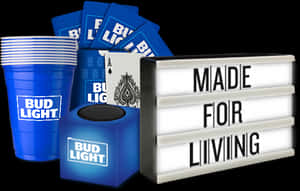 Bud Light Branded Merchandise PNG