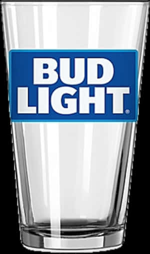 Bud Light Branded Pint Glass PNG