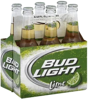 Bud Light Lime Beer Pack PNG Image