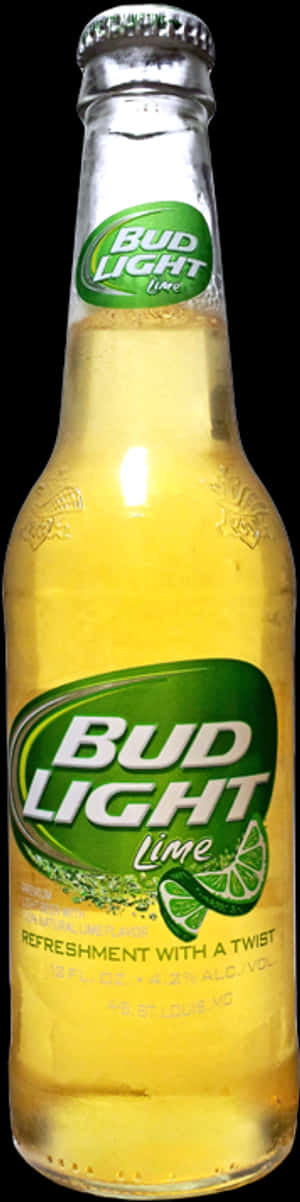 Bud Light Lime Bottle PNG