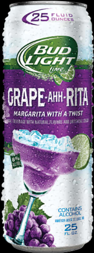 Bud Light Lime Grape Ahh Rita Can PNG