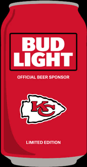 Bud Light Limited Edition Kansas City Sponsor Can PNG