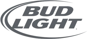 Bud Light Logo Black Background PNG Image