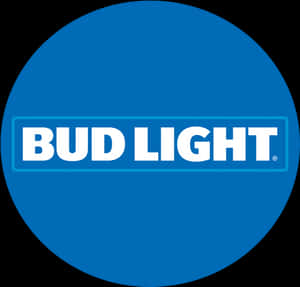 Bud Light Logo Blue Background PNG