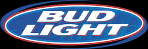 Bud Light Logo Blue Background PNG