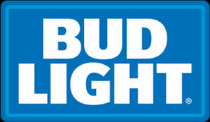 Bud Light Logo Blue Background PNG