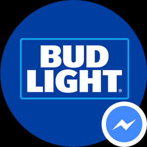 Bud Light Logowith Messenger Icon PNG