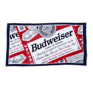 Budweiser Beer Brand Bandana Design PNG Image