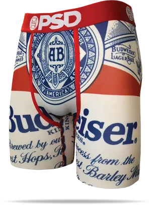 Budweiser Branded Boxer Briefs PNG Image