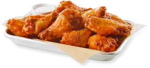 Buffalo Chicken Wings Platter PNG Image