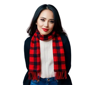 Buffalo Plaid Scarf Pattern Png Lks78 PNG Image