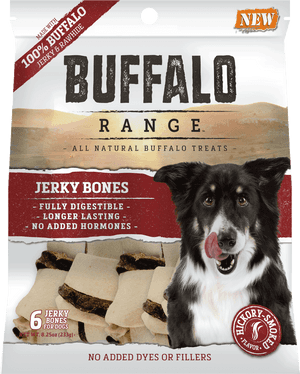 Buffalo Range All Natural, Grain Free Jerky Bone Rawhide - Rawhide, HD Png Download PNG