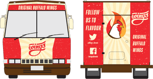 Branding - Food Truck Design Front, HD Png Download PNG with transparent background