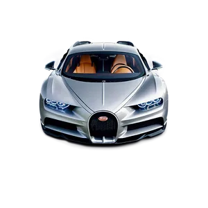 Bugatti Chiron Silver Luxury Car Png Vka49 PNG Image