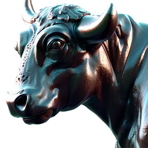 Bull Head Engraving Png Pfi41 PNG Image