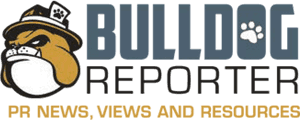 Bulldog Reporter Logowith Mascot PNG image with transparent background