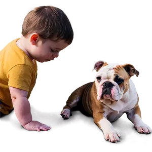 Bulldogs And Babies Friendship Png 70 PNG Image