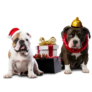 Bulldogs Celebrating Holidays Png 14 PNG Image